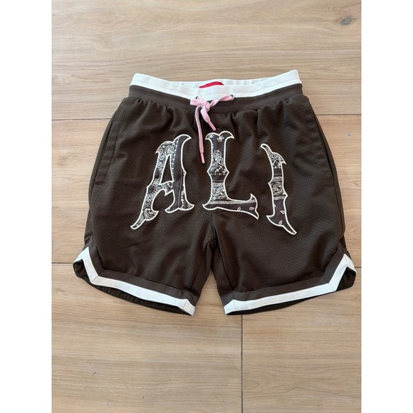 Shoe Palace Other - Shoe‎ Palace Muhammad Ali Mesh Basketball Shorts Brown Mens Small